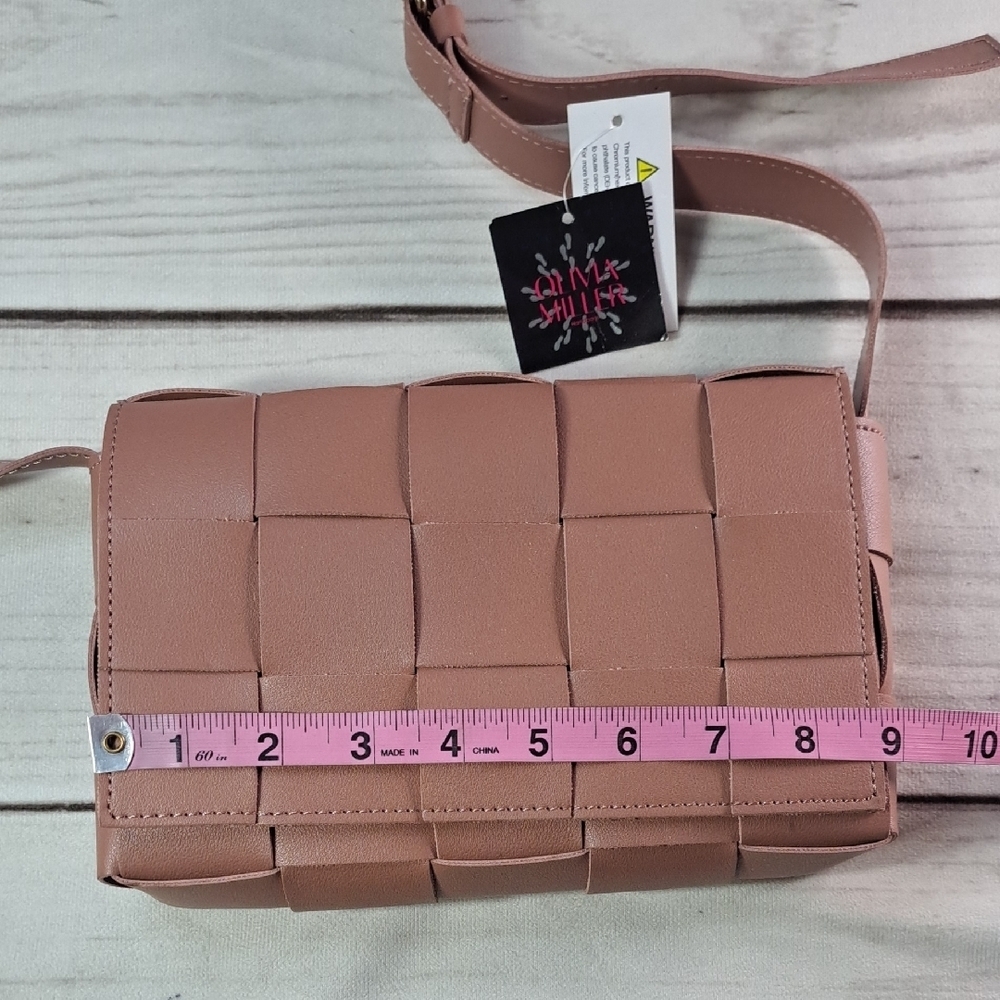 Olivia Miller Woven Crossbody Bag - Picture 2 of 11